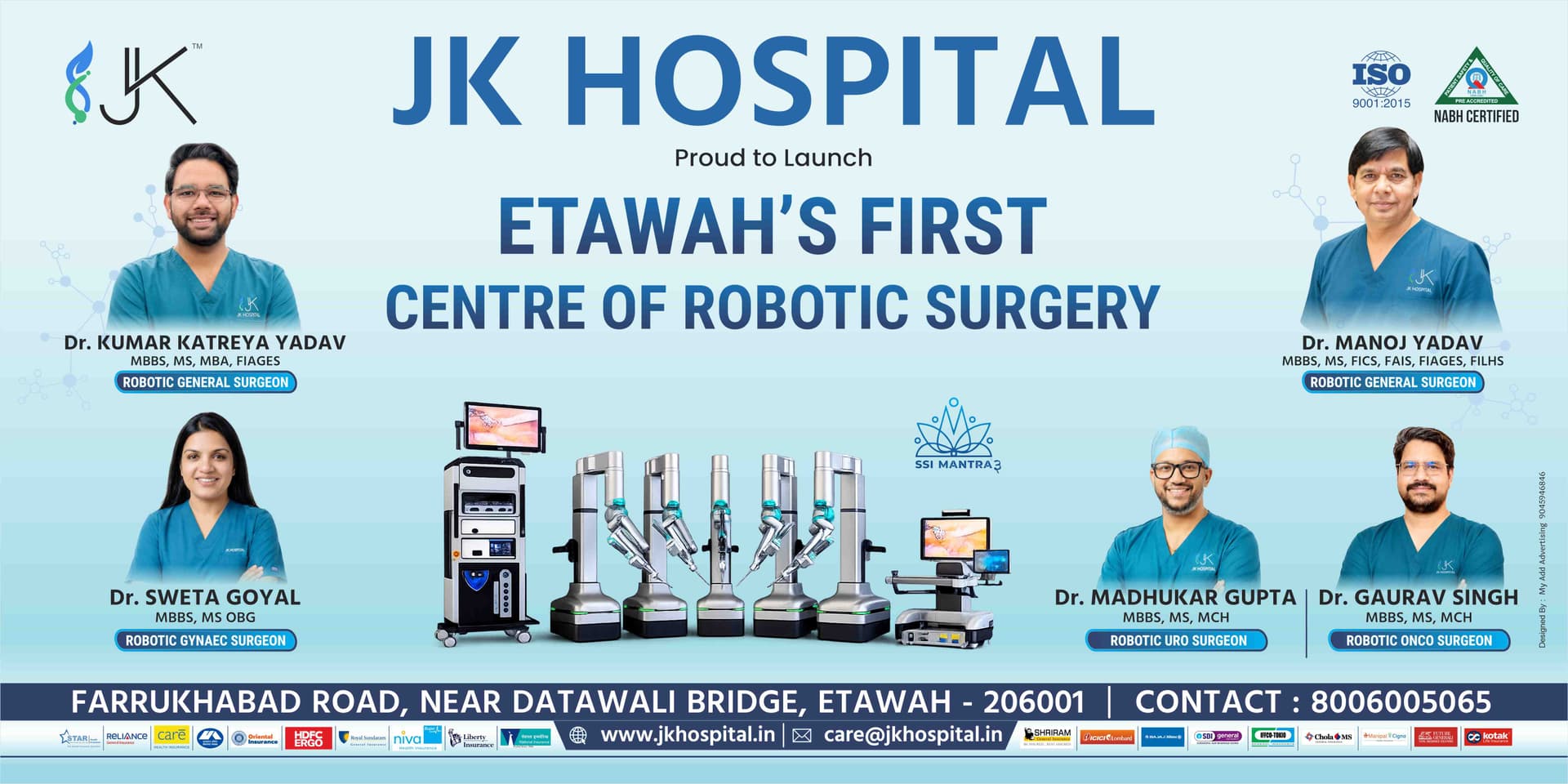 JK Hospital Advanced Robotic Surgery System